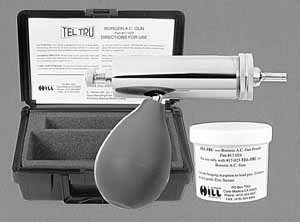 17-023 Tel-Tru Borozin Powder Gun Kit; air tracer smoke for air flow studies from MeterMall