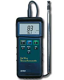 Extech 407123 Heavy Duty Hot Wire Thermo-Anemometer from MeterMall