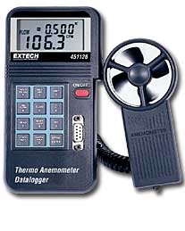 Extech� 451126 CFM Vane Anemometer Data Logger from MeterMall