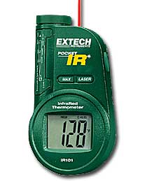 Extech IRT201 IR non-contact infrared thermometer from MeterMall