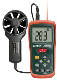 Extech� AN100 and AN200 Heavy Duty CFM Vane Anemometers�from MeterMall